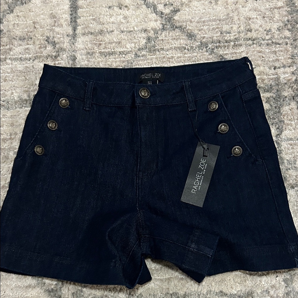 Rachel Zoe Dark Blue Jean Shorts